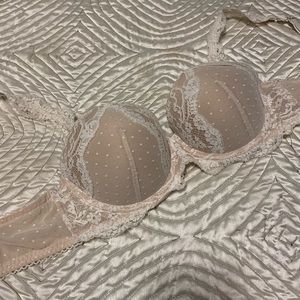 Victoria Secret White Lace Bra